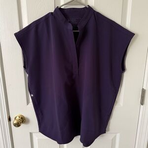 Figs Women's Deep Purple Blouse